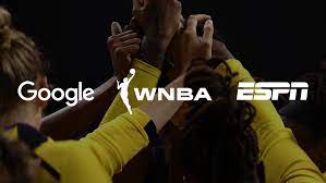 Google WNBA ESPN combo logo