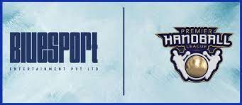 Premier Handball League Bluesport Entertainment combo logo