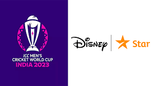 ICC World Cup 2023 Disney Star combo logo