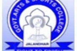 Government Arts and Sports College Jalandhar logo