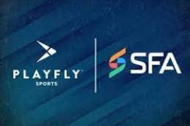 Playfly Sports For All combo logo