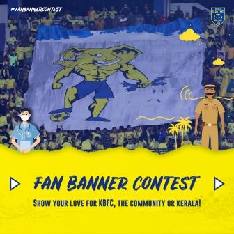 Kerala Blasters FC banner contest