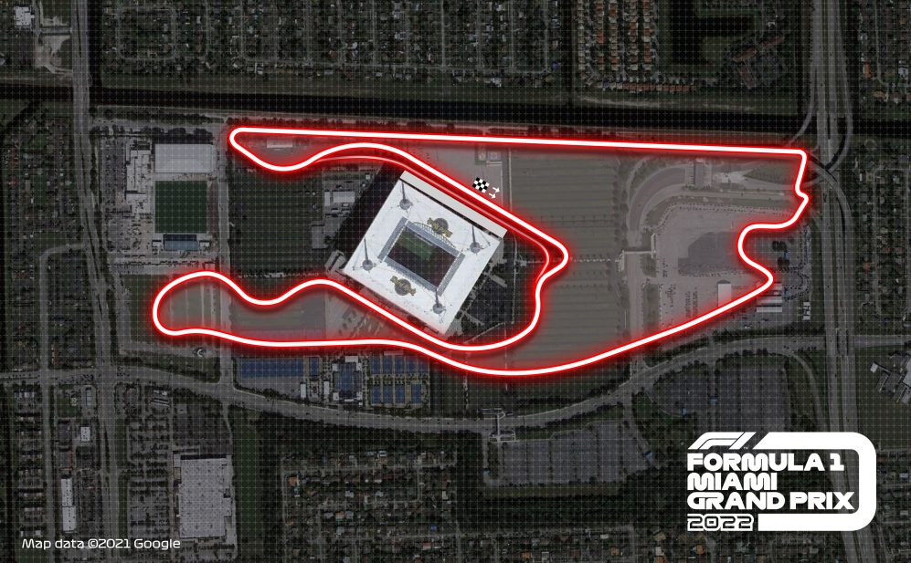 Miami Grand Prix F1 circuit