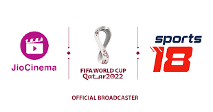 JioCinema Qatar 2022 Sports18 combo logo