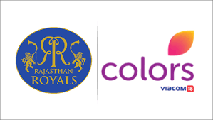 Rajasthan Royals COLORS combo logo
