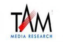 TAM Media Research logo