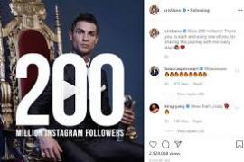 Ronaldo Instagram 200m followers