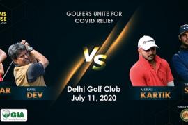 Golfers unite for COVID relief