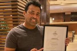 Leander Paes receives Olympic certificate
