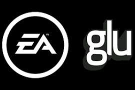 Electronic Arts Glu Mobile combo logo