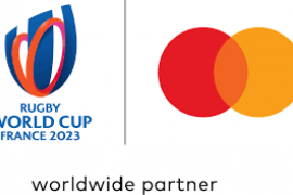 Rugby World Cup 2023 Mastercard combo logo