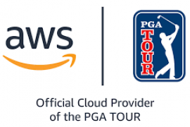 PGA Tour AWS combo logo