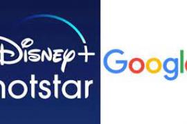 Disney+ Hotstar Google combo logo