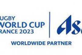 Rugby World Cup 2023 Asahi combo logo