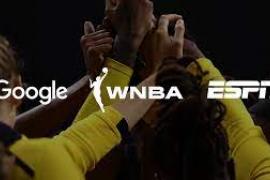 Google WNBA ESPN combo logo