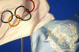 United Nations Olympic flags combo