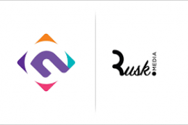 Nodwin Gaming Rusk Media combo logo