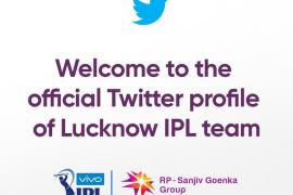 Lucknow IPL team Twitter handle