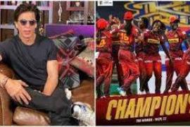 Shah Rukh Khan Trinbago Knight Riders Women’s Caribbean Premier League title