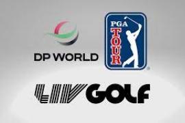 DP World PGA TOUR LIV Golf combo logo