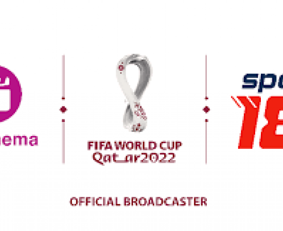 JioCinema Qatar 2022 Sports18 combo logo